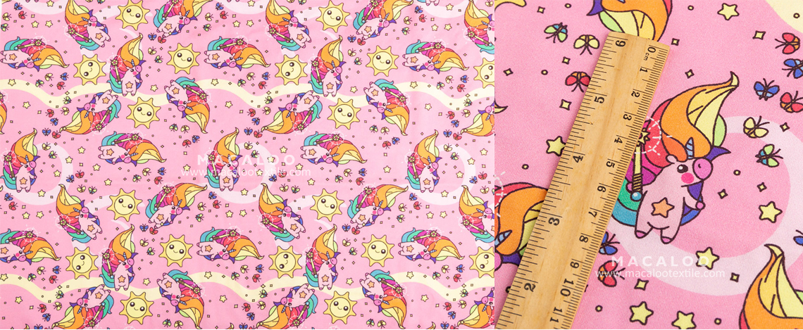 print cotton stretch fabric