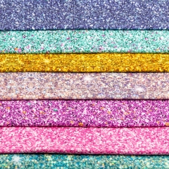 Incredibly soft jersey glitter print cotton spandex fabric