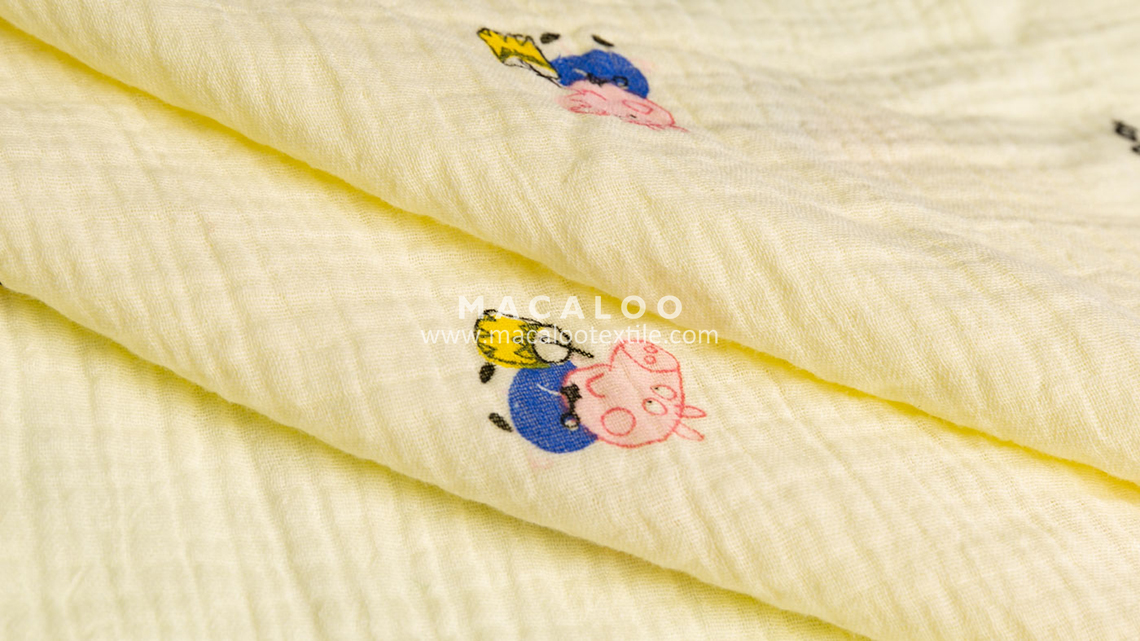 double gauze muslin fabric