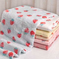 Wholesale organic 100% cotton gauze muslin fabric