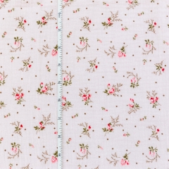 Baby pink floral printed 100% cotton muslin gazue swaddling wrap blanket