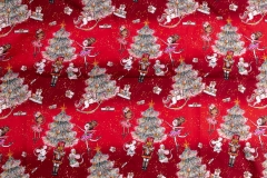 Small batch manufacturer christmas pattern custom printed 100% cotton woven twill fabric for baby